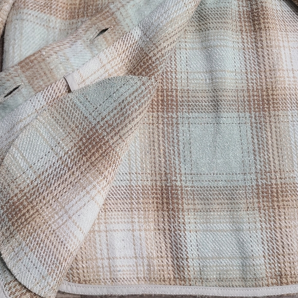 Womens flannel shirt jacket - Picture 6 of 9